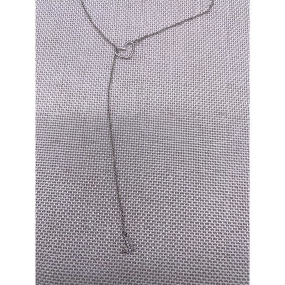 Sliver Sweet Hearts Lariat Women's Necklace - Picture 10 of 11